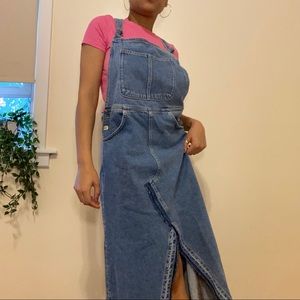 Zara 90s Collection Jean Dress